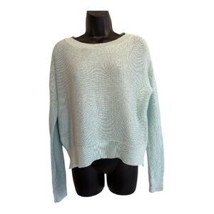 NWOT Ann Taylor Loft Sea Foam Green Sweater Coastal Spring/Summer Sz. Medium